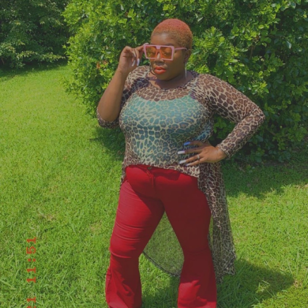 Flare Burgundy Pants